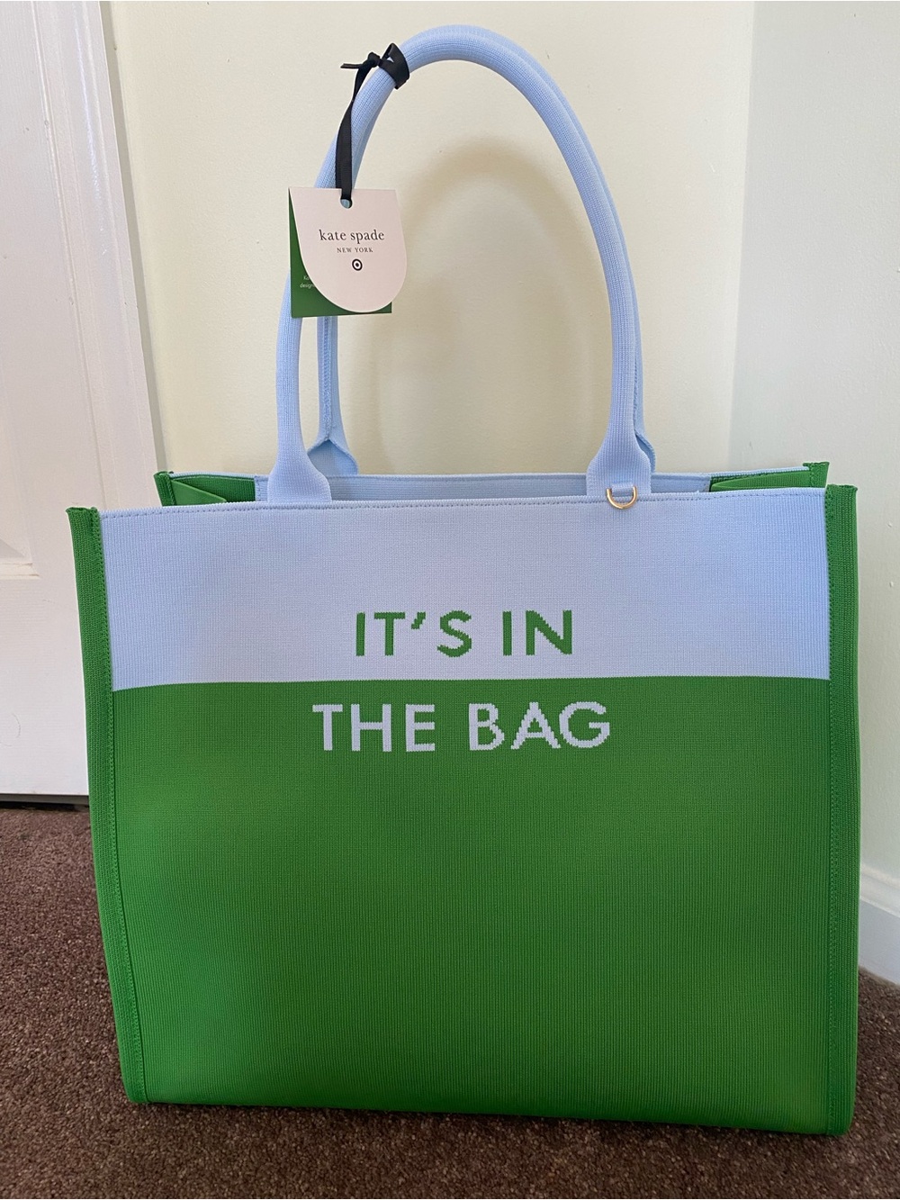 kate spade Large Canvas Tote created for Target. No longer available. NWT